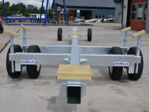 Svela H15 opplagsvogn 15000 kg tilhenger for båt hos Kvalitetshengere Trondheim