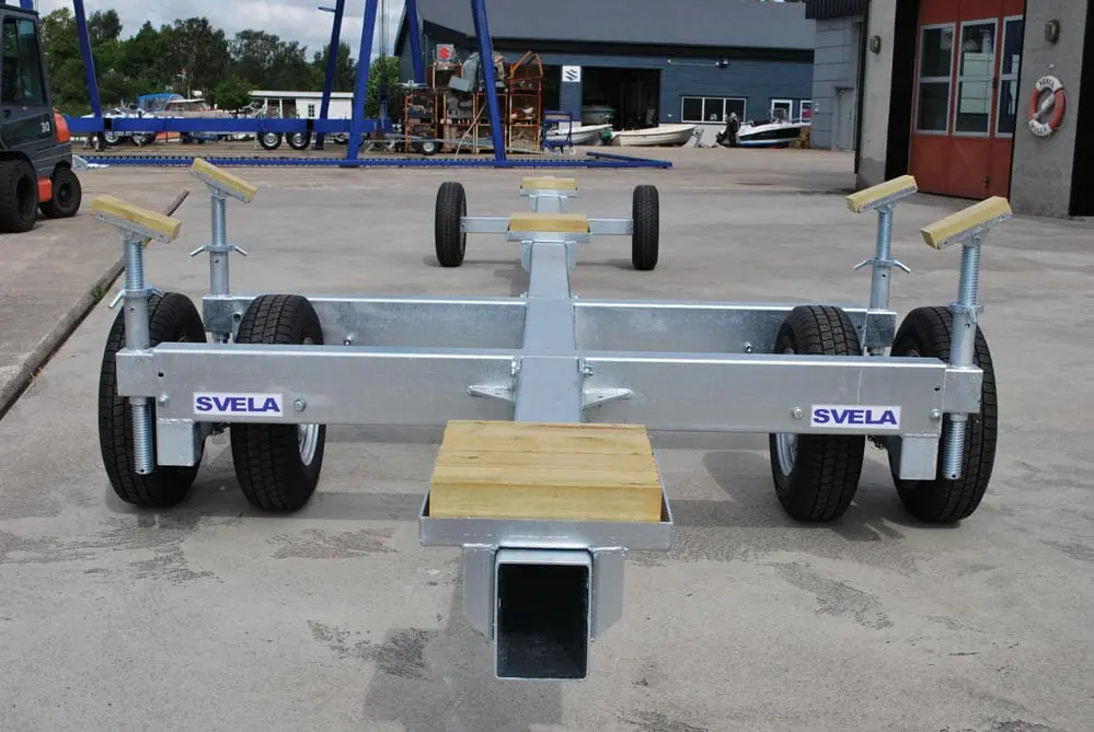 Svela H15 opplagsvogn 15000 kg tilhenger for båt hos Kvalitetshengere Trondheim